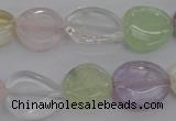 CMQ260 15.5 inches 12*14mm -14*16mm freeform multicolor quartz beads