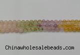 CMQ322 15.5 inches 8mm round mixed quartz beads wholesale