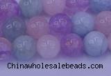 CMQ352 15.5 inches 8mm round mixed quartz beads wholesale