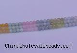 CMQ361 15.5 inches 6mm round rainbow quartz beads wholesale