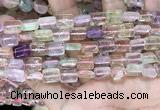 CMQ505 15.5 inches 8*10mm rectangle colorfull quartz beads wholesale