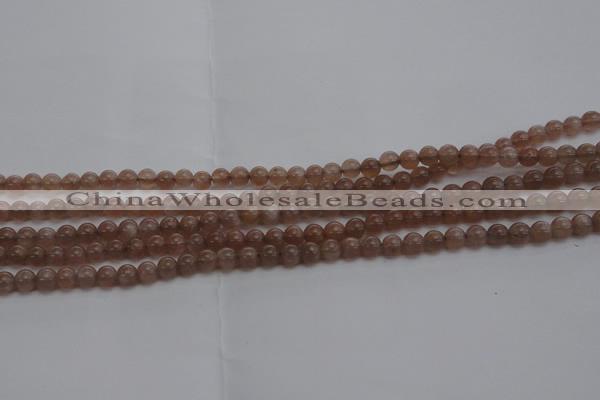 CMS1020 15.5 inches 4mm round AA grade moonstone gemstone beads