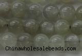 CMS1058 15.5 inches 8mm round grey moonstone beads wholesale