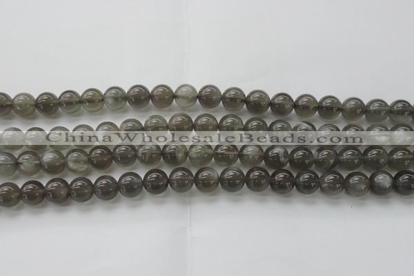 CMS1073 15.5 inches 10mm round grey moonstone beads wholesale