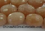 CMS1101 15.5 inches 13*18mm faceted rice moonstone gemstone beads