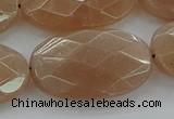 CMS1110 15.5 inches 20*30mm faceted oval moonstone gemstone beads