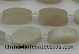 CMS1140 15.5 inches 10*16mm oval moonstone gemstone beads