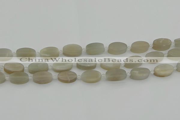 CMS1141 15.5 inches 12*20mm oval moonstone gemstone beads