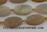 CMS1144 15.5 inches 12*20mm oval moonstone gemstone beads