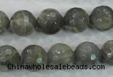 CMS126 15.5 inches 14mm faceted round moonstone gemstone beads