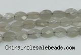 CMS131 15.5 inches 7*8mm faceted oval moonstone gemstone beads