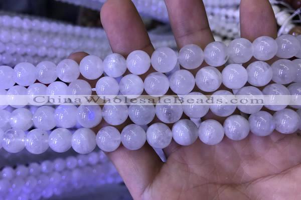 CMS1403 15.5 inches 10mm round white moonstone beads wholesale