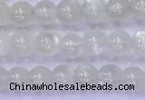 CMS1485 15.5 inches 4mm round white moonstone beads wholesale