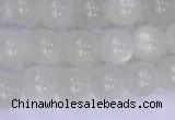 CMS1486 15.5 inches 6mm round white moonstone beads wholesale