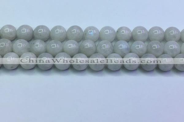 CMS1493 15.5 inches 12mm round white moonstone beads wholesale