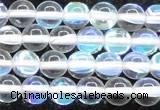 CMS1502 15.5 inches 8mm round synthetic moonstone beads wholesale