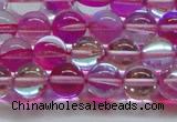 CMS1542 15.5 inches 8mm round synthetic moonstone beads wholesale