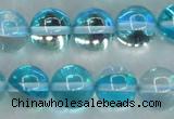 CMS1554 15.5 inches 12mm round synthetic moonstone beads wholesale