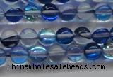 CMS1581 15.5 inches 6mm round synthetic moonstone beads wholesale