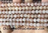 CMS1671 15.5 inches 6mm round moonstone beads wholesale