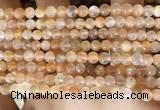 CMS1711 15.5 inches 5mm round rainbow moonstone beads wholesale