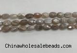 CMS1799 15.5 inches 10*14mm faceted oval AB-color moonstone beads