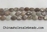 CMS1801 15.5 inches 13*18mm faceted oval AB-color moonstone beads