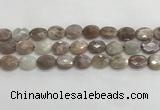 CMS1801 15.5 inches 13*18mm faceted oval AB-color moonstone beads