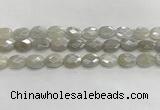 CMS1807 15.5 inches 10*14mm faceted oval AB-color moonstone beads