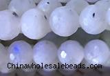 CMS1855 15.5 inches 6mm faceted round white moonstone beads wholesale