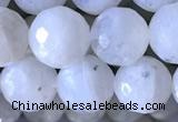 CMS1857 15.5 inches 10mm faceted round white moonstone beads wholesale