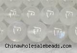 CMS1906 15.5 inches 6mm round white moonstone gemstone beads