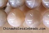 CMS1931 15.5 inches 8mm round moonstone beads wholesale