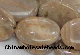 CMS20 15.5 inches 22*30mm oval moonstone gemstone beads wholesale