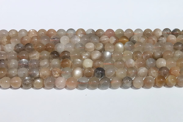 CMS2010 15.5 inches 6mm round moonstone gemstone beads