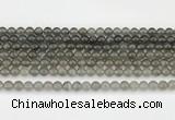 CMS2020 15.5 inches 6mm round black moonstone beads wholesale