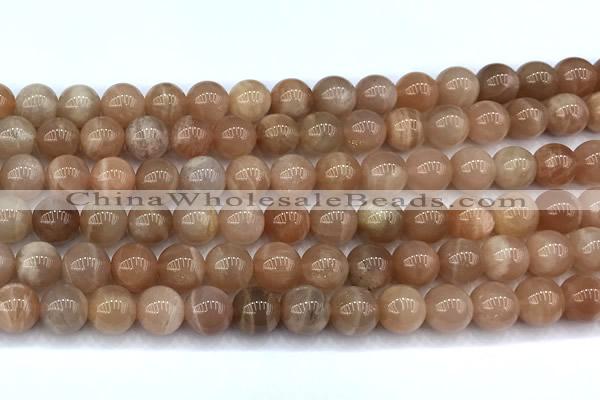 CMS2112 15 inches 9mm round moonstone beads
