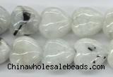 CMS214 15.5 inches 16*16mm heart moonstone gemstone beads wholesale