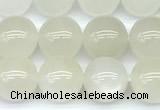 CMS2156 15 inches 10mm round white moonstone beads