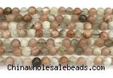 CMS2266 15 inches 6mm round rainbow moonstone beads wholesale