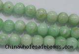 CMS403 15.5 inches 8mm round green moonstone beads wholesale