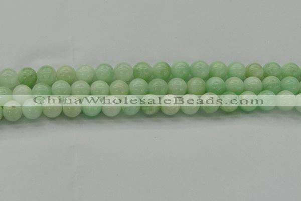 CMS412 15.5 inches 8mm round green moonstone beads wholesale