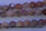 CMS580 15.5 inches 5*6mm faceted nuggets moonstone gemstone beads
