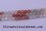 CMS634 15.5 inches 12mm round rainbow moonstone gemstone beads
