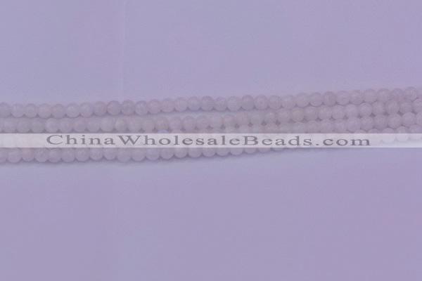 CMS640 15.5 inches 4mm round white moonstone beads wholesale