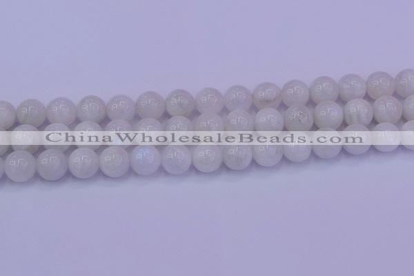 CMS644 15.5 inches 12mm round white moonstone beads wholesale