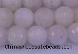 CMS663 15.5 inches 10mm faceted round white moonstone beads