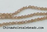 CMS81 15.5 inches 4mm faceted round moonstone gemstone beads