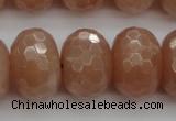 CMS954 15.5 inches 10*14mm faceted rondelle A grade moonstone beads