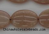 CMS964 15.5 inches 13*18mm oval A grade moonstone beads